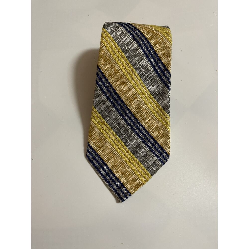 Vintage Bombay by Blanford The Olympic Shop Upper Montclair Neck Tie Yellow/Blue